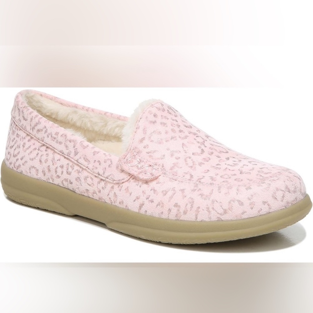 Vionic Pink Leopard Women's Slippers